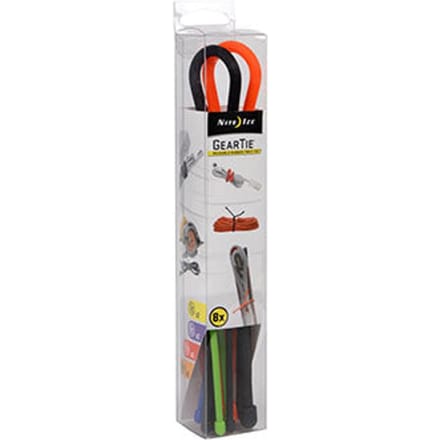 Nite Ize Gear Tie Box Assortment 8pcs   GTBA-A2-R8