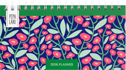 Pepa Lani deskplanner Spring Flower & Fruity Poppy flowers