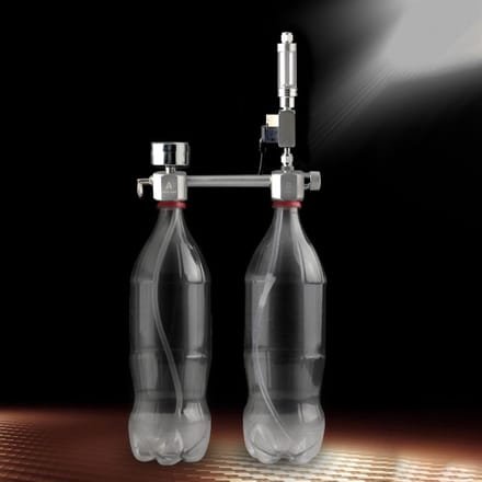 Aquarium DIY CO2-generatorsysteemkit CO2-generatorsysteem met magneetventiel Check Valve-EU PLUG gray