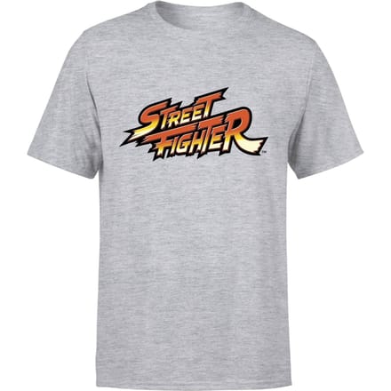 Street Fighter Logo Men's T-Shirt - Grey - S