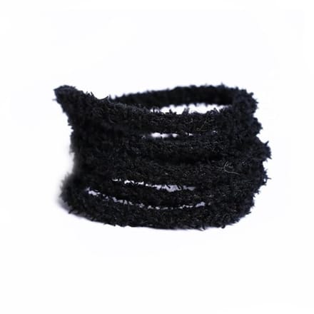 Allecto - Plush Shoelaces - Fuzzy Veters - Zacht en Elastisch - Zwart