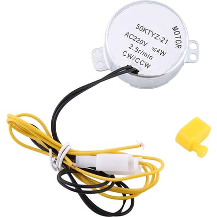 1PC CW/CCW Eierdraaier Rotator Incubatormotor Met Connector(220V) white