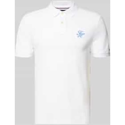 Tommy Hilfiger Th Script Regular Polo White Taglia: S | Polo Outlet | Uomo | Bianco