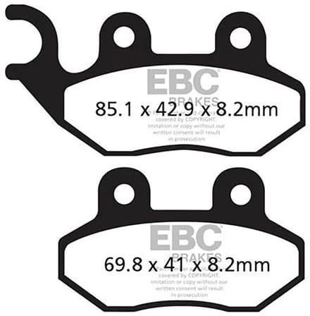 Ebc Sfa-hh Series Sfa264hh Gesinterde Remblokken Zwart