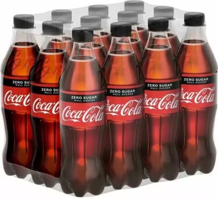 Coca-Cola Zero frisdrank - zonder suiker - 12 x 0,5 liter