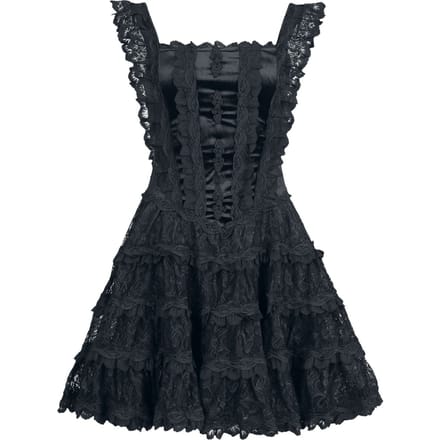 Sinister Gothic - Gothic Mini-jurk - Gothic Dress - L - voor Vrouwen - zwart