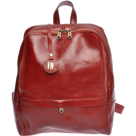 Anna Luchini Rood Rundleer Tas