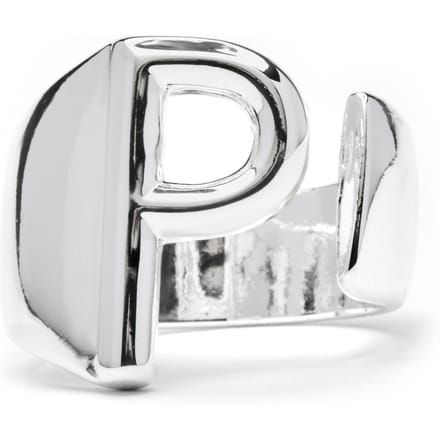 Luxenter Ring met zilveren afwerking - Alphabet