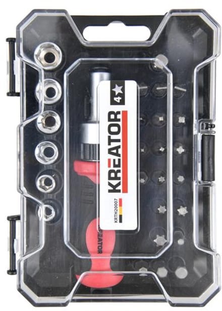 Kreator Ratelschroevendraaier set KRTH20007 - 27 stuks - Gereedschap