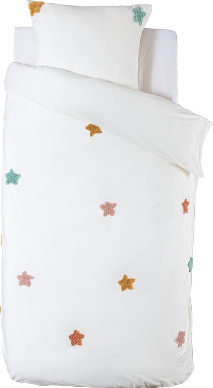 Atmosphera Kids Dekbedovertrek set met 1 kussensloop 140x200cm/65x65cm Ster