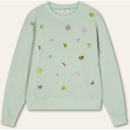 Oilily Hilde Sweater- maatL Smoke Groen