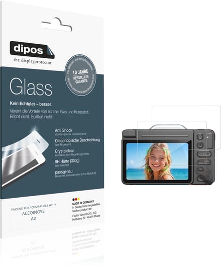 dipos – 2x Pantserfolie geschikt voor ACEQINGSE A2 | 9H Screenprotector