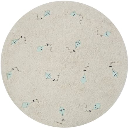 Puck Kite Vloerkleed - 90 cm - Creme