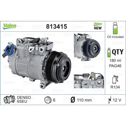Compressor airconditioning VALEO 813415