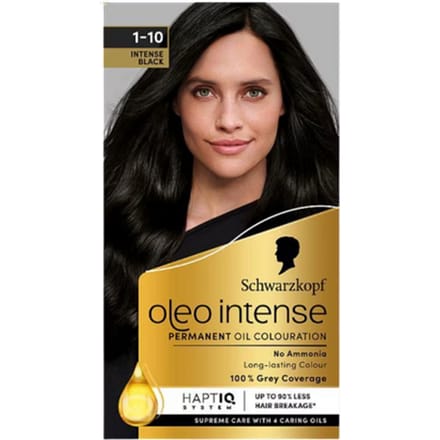 Schwarzkopf Oleo Intense Zwart Permanente Haarkleuring 1-10