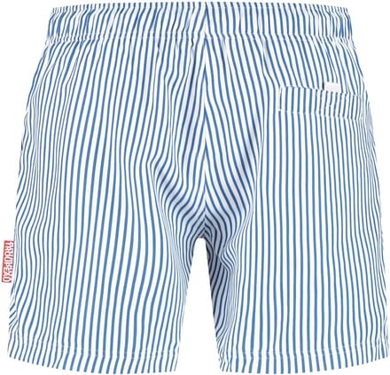 Blauw gestreepte zwembroek | Classic Stripes | Animaux Troupeau