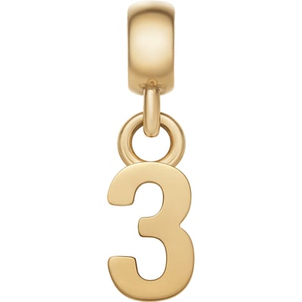 Daniel Wellington DW Charm Number 3 Gold