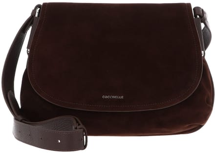 Coccinelle Medium Schoudertas Dames - Suede - Coccinellerebekka suede - Bruin
