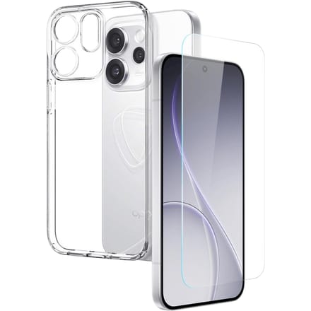 Northjo OPPO Reno15 Pro Hoesje en Screenprotector Transparant