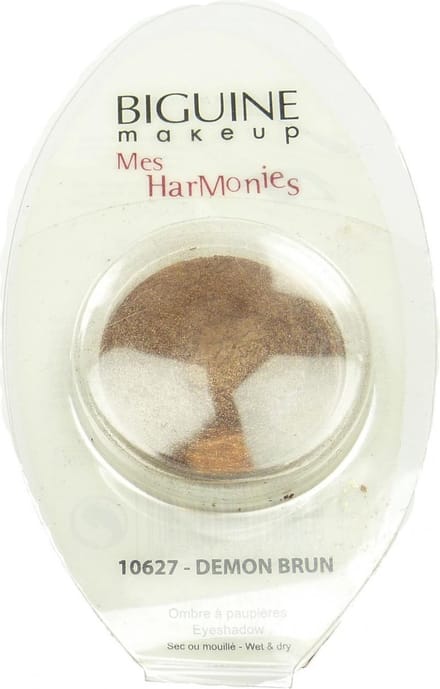 BIGUINE MAKE UP PARIS MES HARMONIES - Oogschaduw ogen kleur cosmetica - 0.8g - 10627 Demon Brun