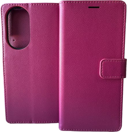 Portemonnee Book Case Hoesje Geschikt voor: Motorola Edge 30 Pro -  roze