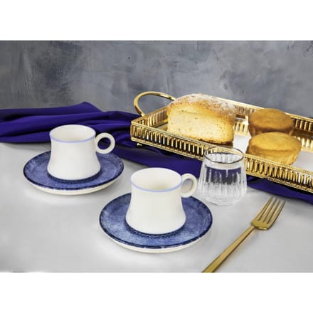 12-delige koffieset Dion porselein | Hermia