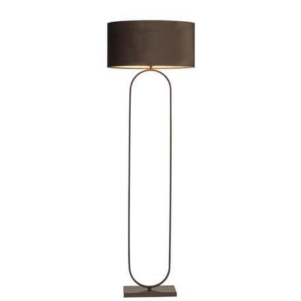 Lumidora Vloerlamp 31637 - WENEN3 - E27 - Bruin - Metaal