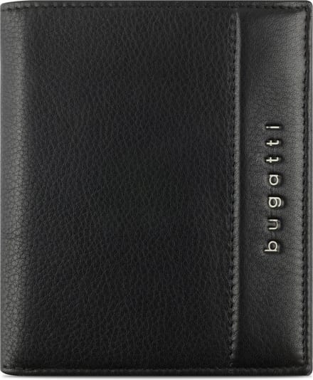 bugatti Portemonnee Nome Wallet With Flap Black Zwart