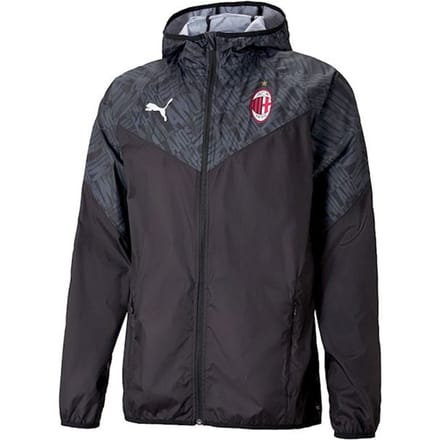 Puma AC Milan 2020-21 Heren Zwart Warmup Jacket