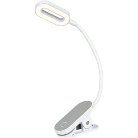 Libri_x led leeslamp met clip usb oplaadbaar wit