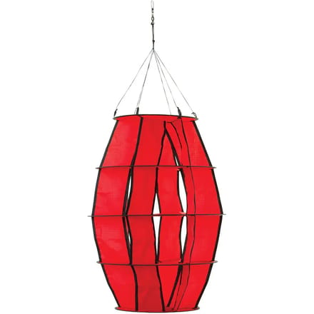 Invento Windgong Lampion 48 X 104 Cm Nylon Rood