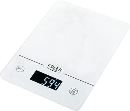 Adler AD3170 - Keukenweegschaal - tot 15 kg - wit