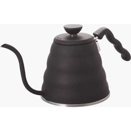 Hario Buono Waterkoker | Zwart | Waterkoker | 1200 ml roestvrij staal voor inductie en gas | Ideaal voor V60 koffiezetmethode met precisie schenktuit