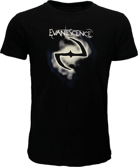Evanescence Classic Logo T-Shirt - Officiële Merchandise - S