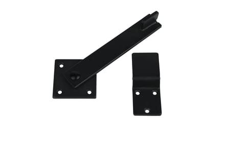 Wovar Overslaggrendel Zwart 155 mm | Per Stuk