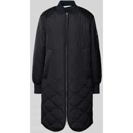 Regular fit lange blouson met opstaande kraag