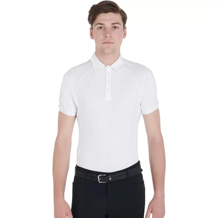 Slim fit wedstrijd polo Equestro