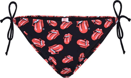 Zwarte bikinislip - lippen