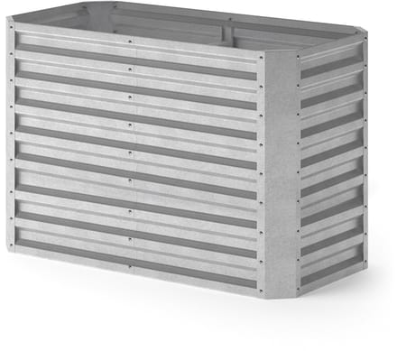 OK-Living Hoogbed – 120 x 60 cm Zilver