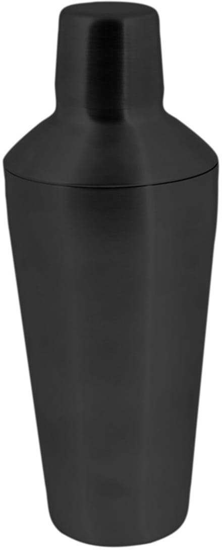 Point-Virgule cobbler shaker uit rvs zwart 700ml