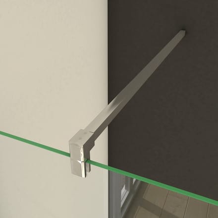 Stabilisatiestang 140 cm douchewand,voor glasdikte 6-10mm.