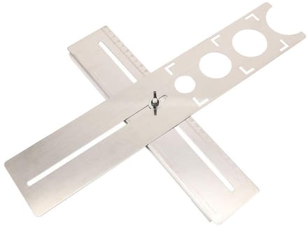 Tegelgatzoeker - Meetinstrument - Efficiënte Tegelinstallatie - Universele Multidirectionele Verstelling - 400mm Lengte