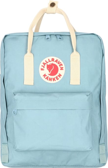 Fjällräven Kånken Unisex Rugzak - Sky Blue - Light Oak