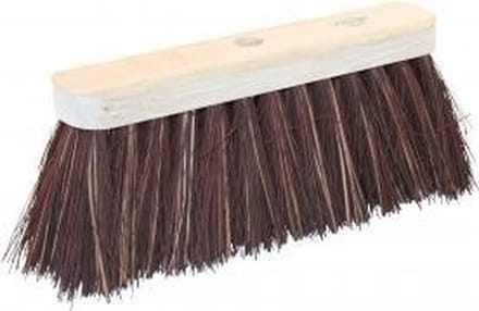 Ivana straatbezem - blank hout piassava 30cm