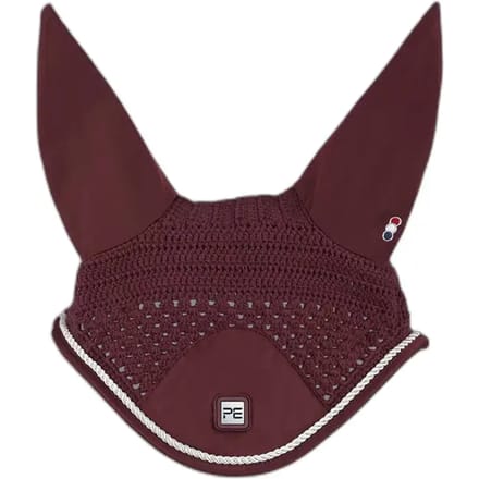 Premier Equine Salto Fly Veil Oorwarmers Rood M