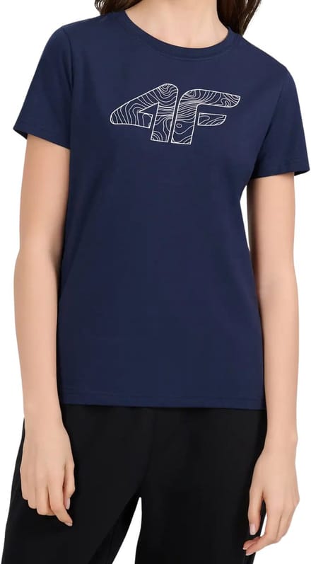 4F T-shirt Dames Donkerblauw - Maat L