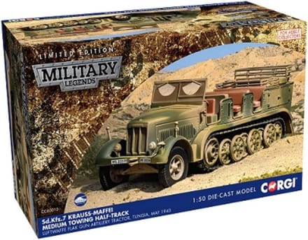 Artillerie Tractor - Halve Baan - Modelbouw - Schaal 1:50 - 140mm Lengte - Multicolour