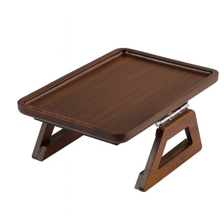 Ceruzo Armleuning Dienblad -Bamboe -Bruin -33x24 cm -Inklapbaar -Antislip