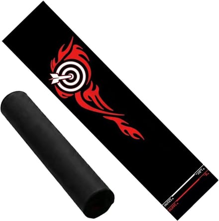 Dart Mat - Werplijn Mat - Spelplezier Thuis - Antislip Onderlaag - 300 cm Lengte - Rood