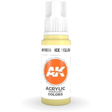 Ice Yellow Acrylic Modelling Color - 17ml - AK-11036